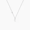 Collier Rohanne Argent Blanc