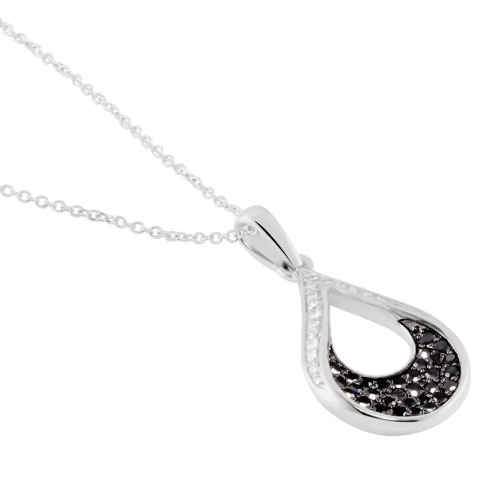 Collier Romanne Or Blanc Diamant