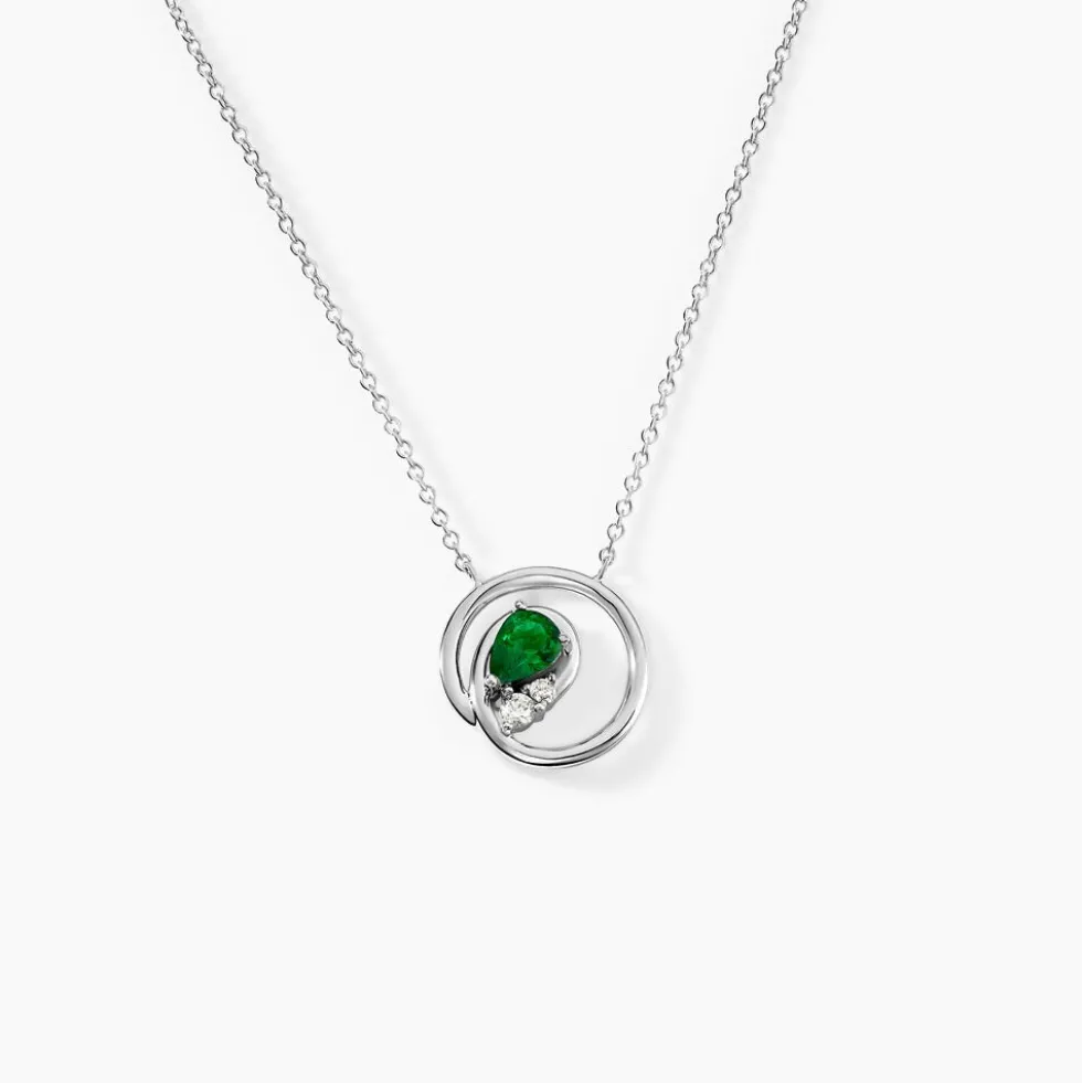 Collier Romea Argent Blanc Oxyde De Zirconium