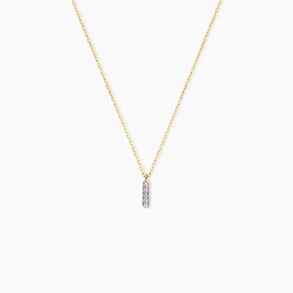 Collier Rosalin Or Jaune Diamant