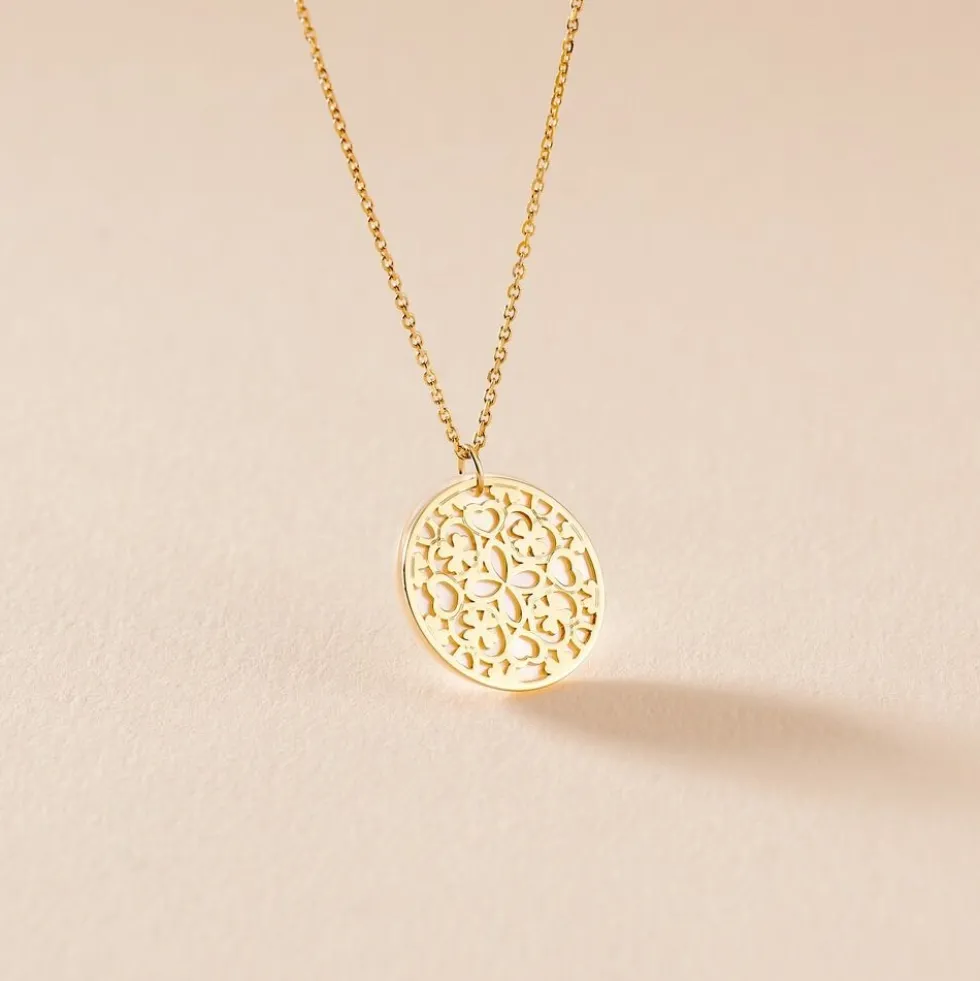 Collier Rosalya Or Jaune Nacre