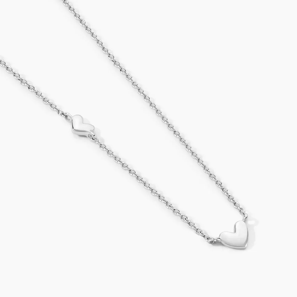 Collier Rosamee Argent Blanc