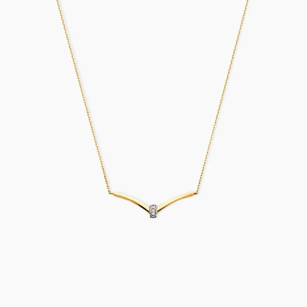 Collier Rosmerta Or Jaune Diamant