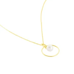 Collier Salvine Or Jaune Perle De Culture