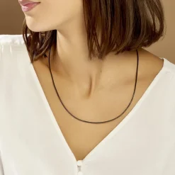 Collier Sanata Argent Blanc