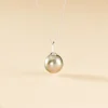 Collier Semi-baroque Or Blanc Perle De Culture De Tahiti