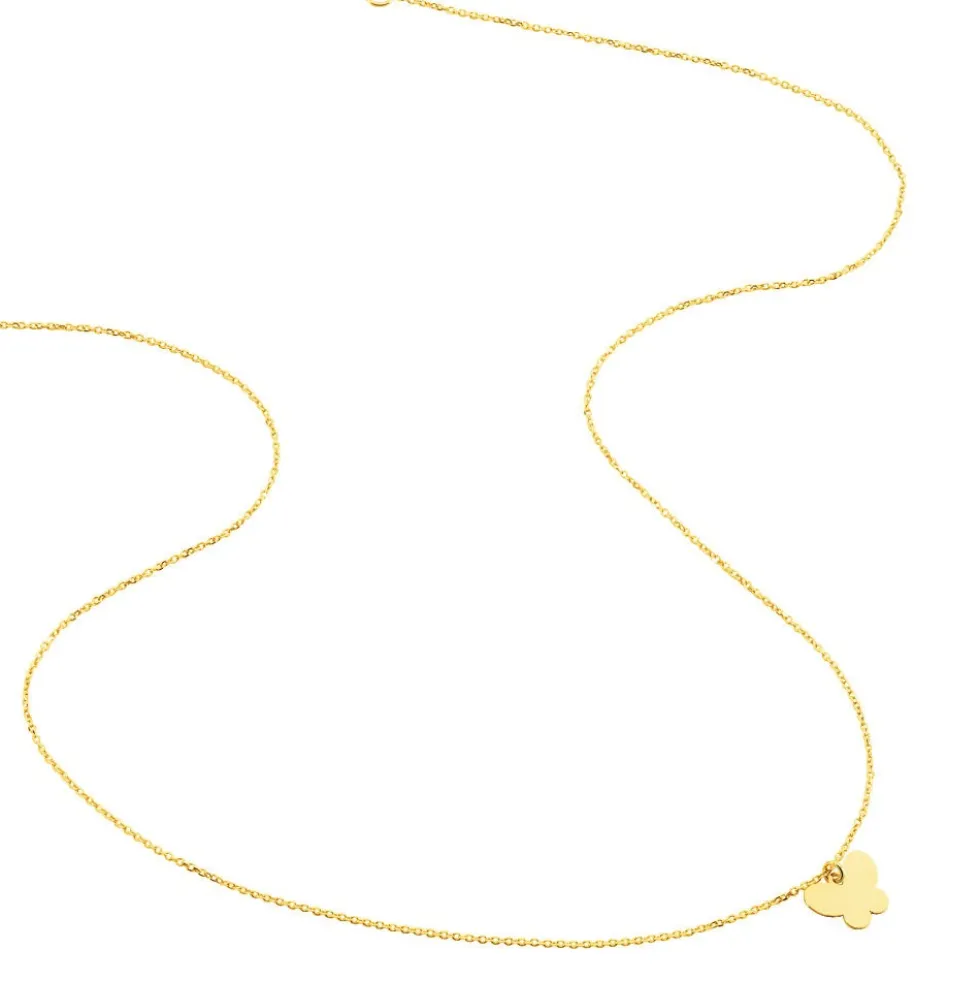 Collier Shaida Papillon Or Jaune