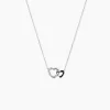 Collier Silana Or Blanc Diamant