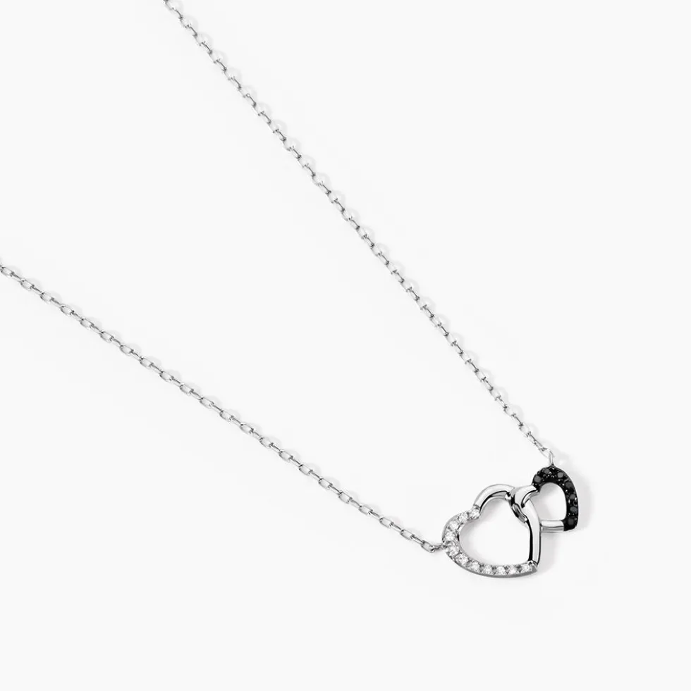 Collier Silana Or Blanc Diamant