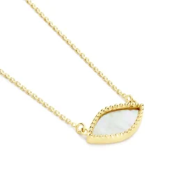 Collier Silma Or Jaune Nacre