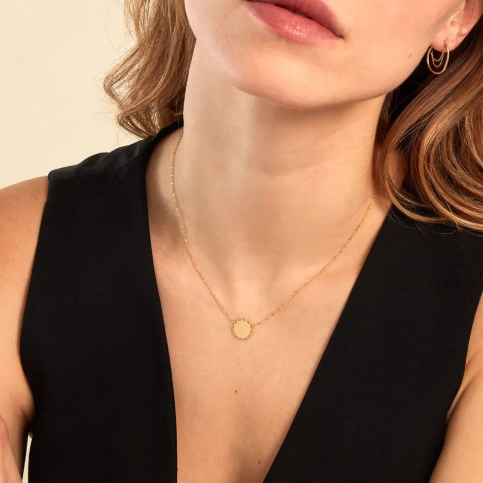 Collier Solaris Or Jaune