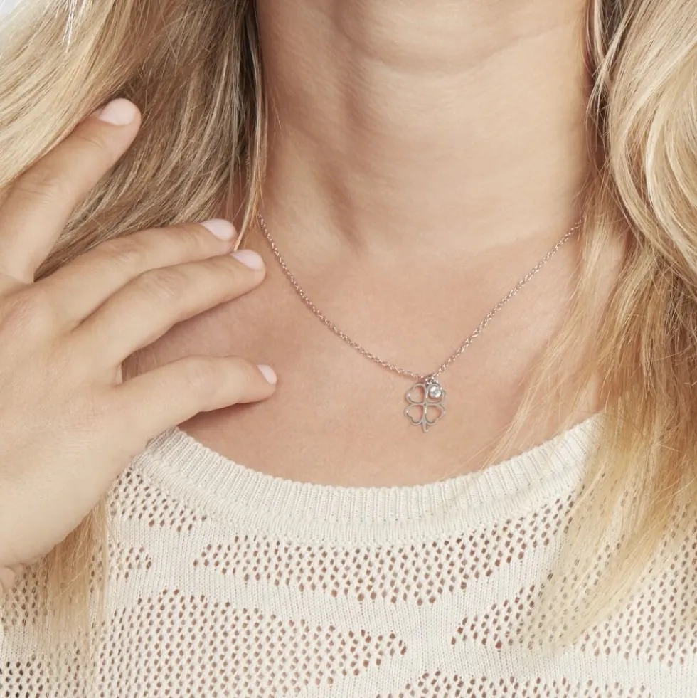 Collier Spirit Argent Blanc Oxyde De Zirconium