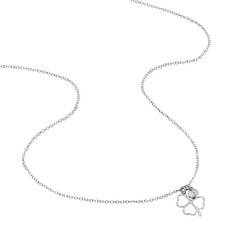 Collier Spirit Argent Blanc Oxyde De Zirconium