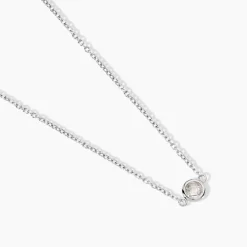 Collier Sylvette Argent Blanc Oxyde De Zirconium