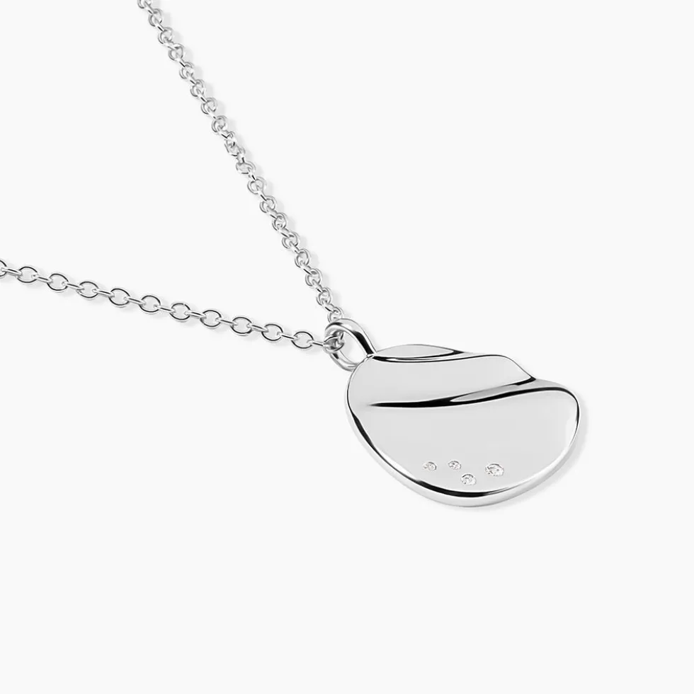 Collier Talma Argent Blanc Oxyde De Zirconium