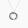 Collier Tania Argent Blanc Céramique Et Oxyde De Zirconium
