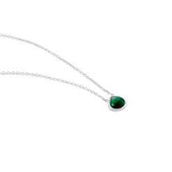 Collier Tao Argent Blanc Onyx