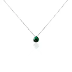 Collier Tao Argent Blanc Onyx