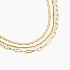 Collier Thika Acier Jaune