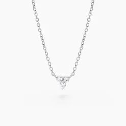 Collier Thylane Argent Blanc Oxyde De Zirconium