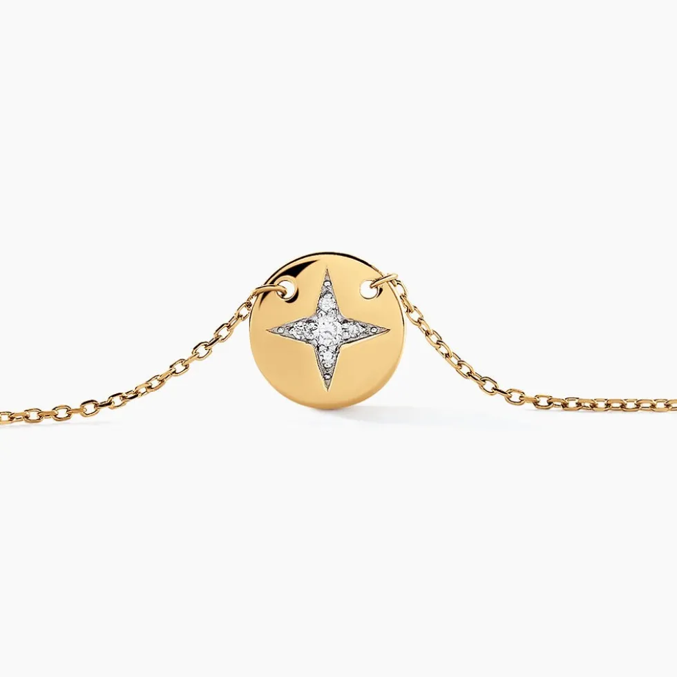 Collier Titus Or Jaune Diamant