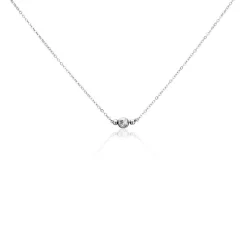 Collier Tolly Argent Blanc