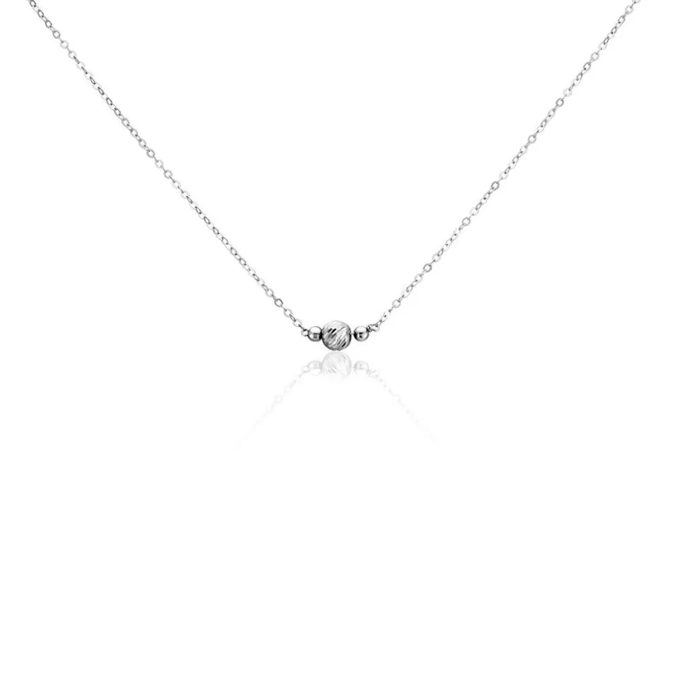 Collier Tolly Argent Blanc