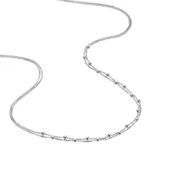 Collier Tounes Argent Blanc