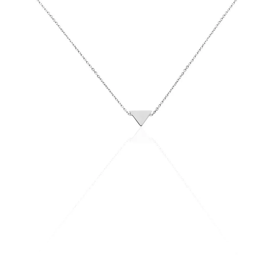 Collier Trilia Argent Blanc
