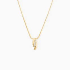 Collier Trilogie Or Jaune Diamant