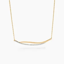 Collier Una Or Jaune Diamant