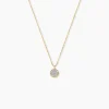 Collier Vaina Or Jaune Diamant