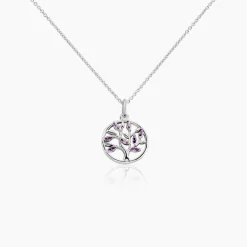 Collier Venka Argent Blanc Oxyde De Zirconium