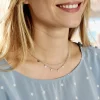 Collier Vera Argent Blanc