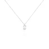 Collier Verica Or Blanc Perle De Culture Et Diamant