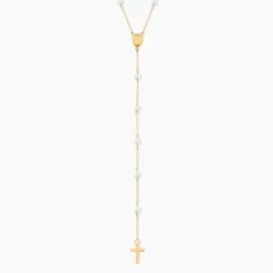 Collier Vesta Or Jaune Perle De Culture
