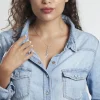 Collier Violka Argent Blanc