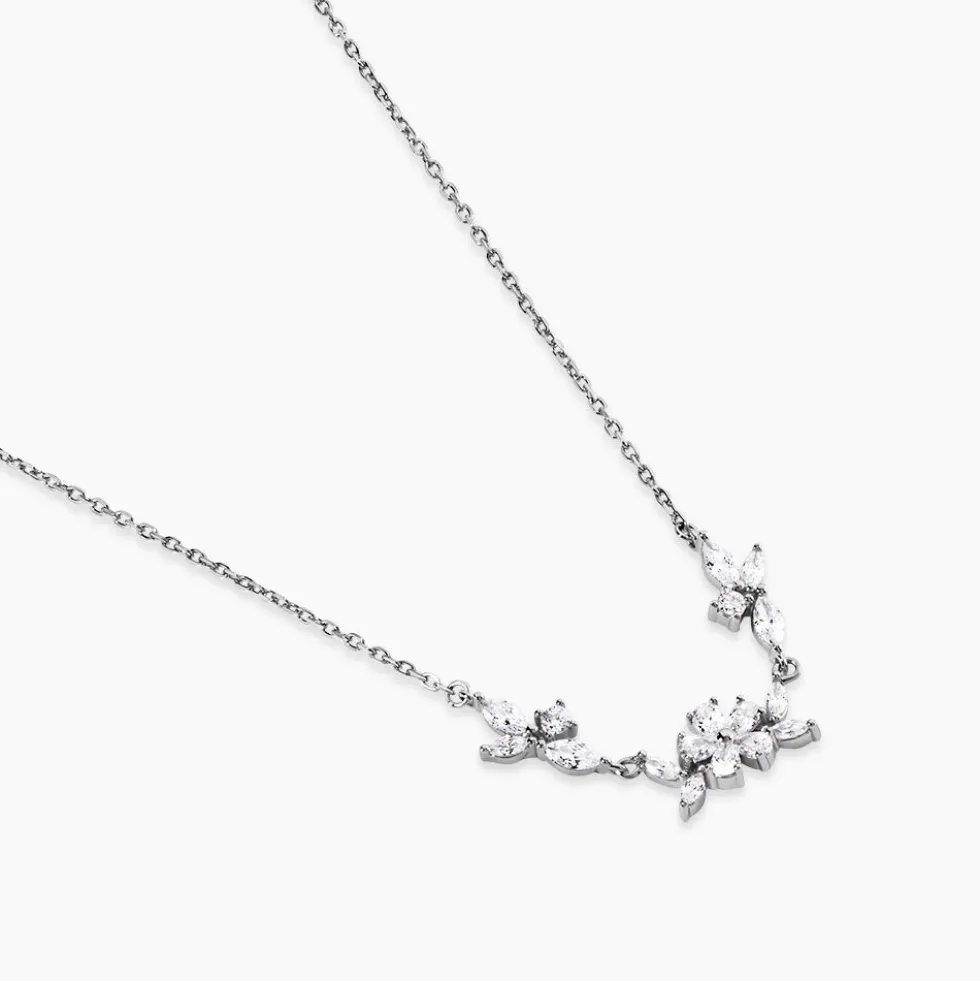 Collier Wanda Argent Blanc Oxyde De Zirconium