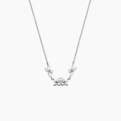 Collier Wanda Argent Blanc Oxyde De Zirconium