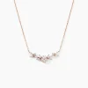 Collier Wanda Argent Rose Oxyde De Zirconium