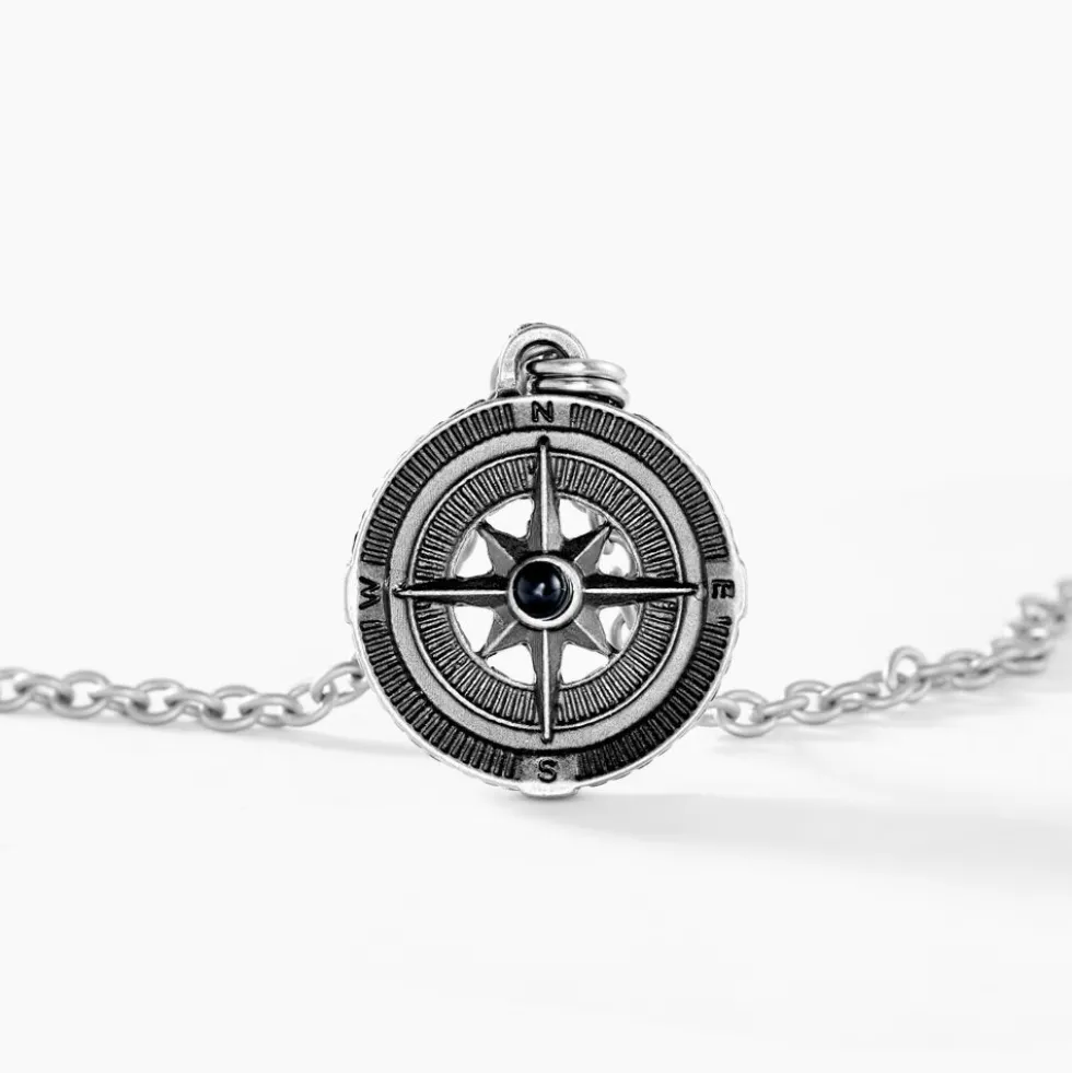 Collier Yoan Acier Blanc
