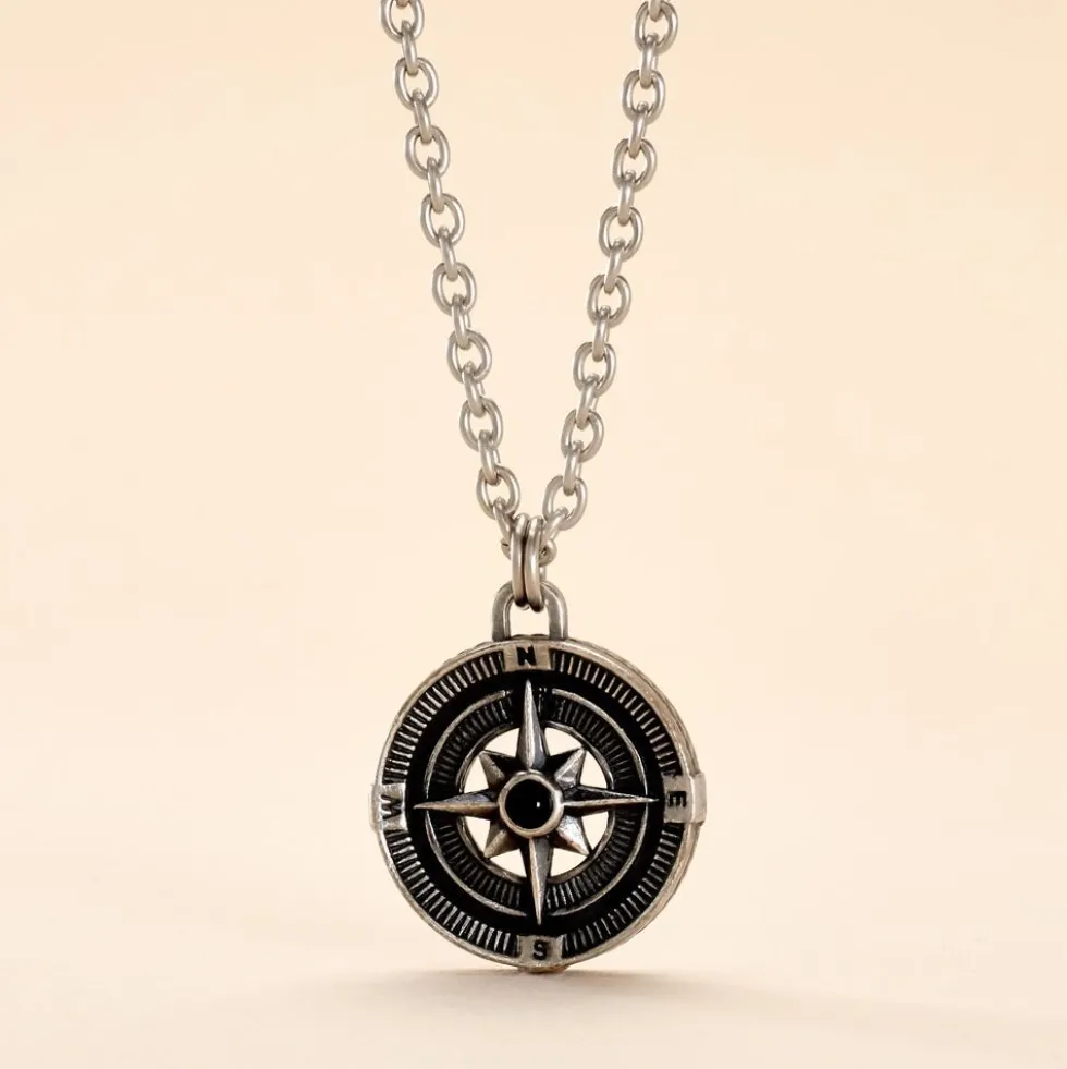 Collier Yoan Acier Blanc