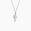 Collier Yoshie Argent Blanc