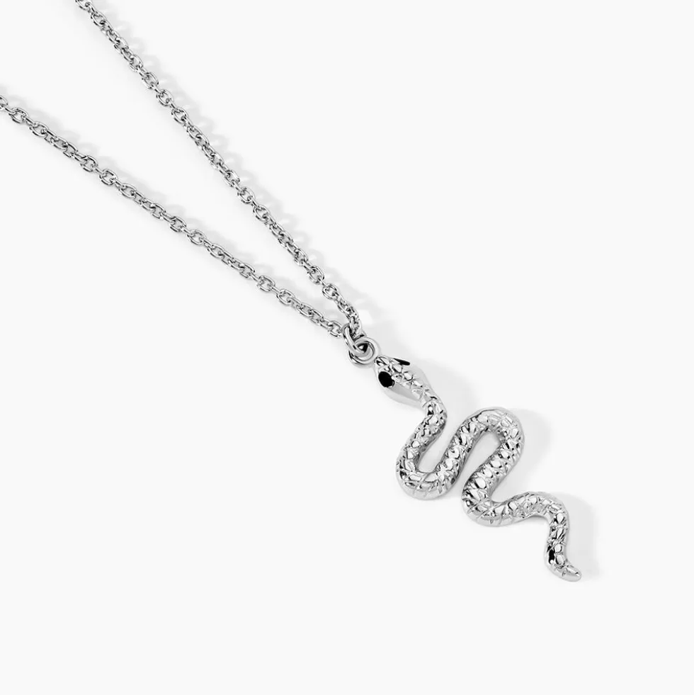 Collier Yoshie Argent Blanc