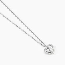 Collier Yvannah Argent Blanc Oxyde De Zirconium