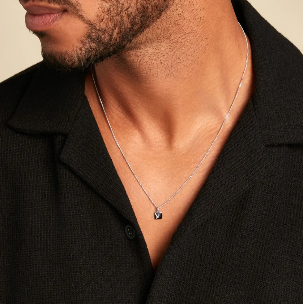Collier Zac Argent Blanc