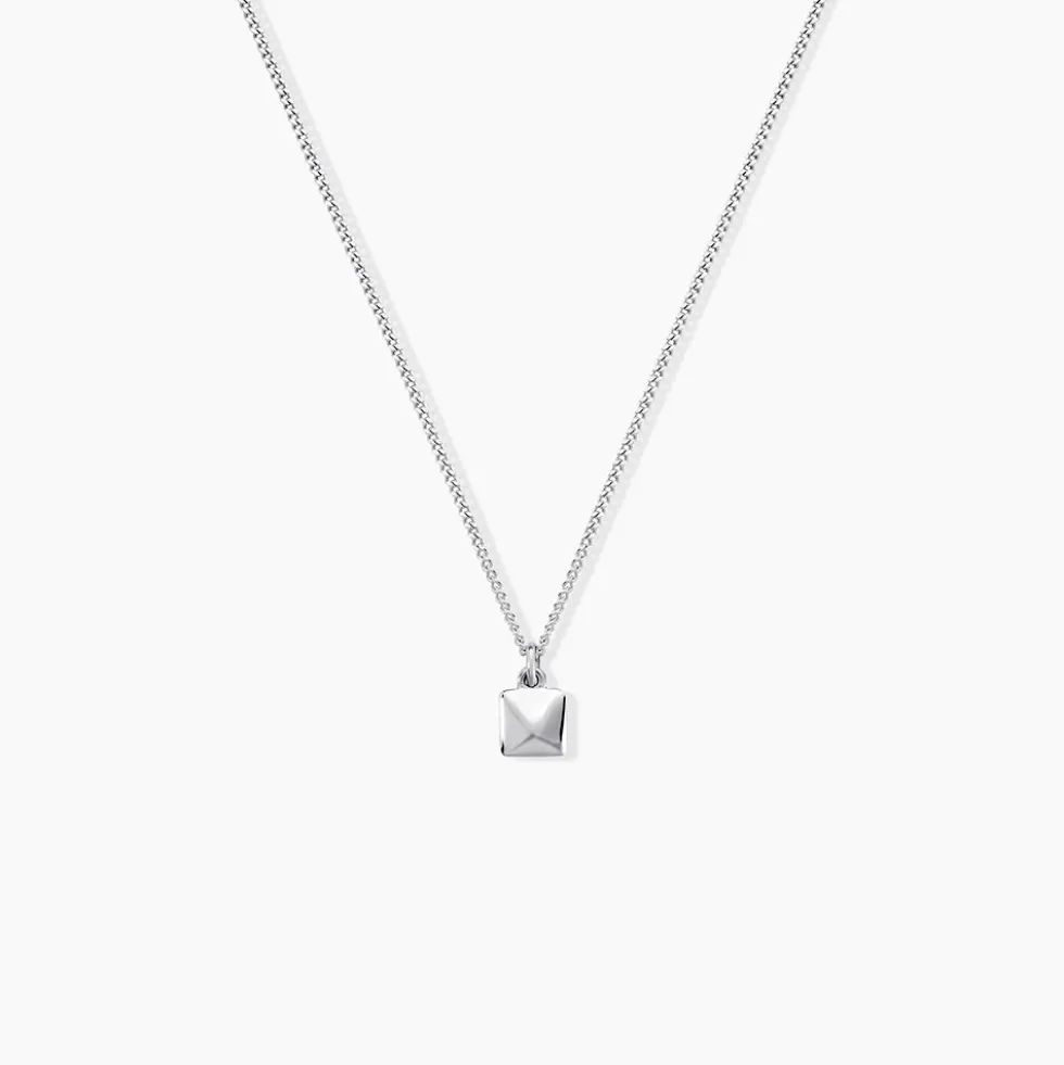 Collier Zac Argent Blanc