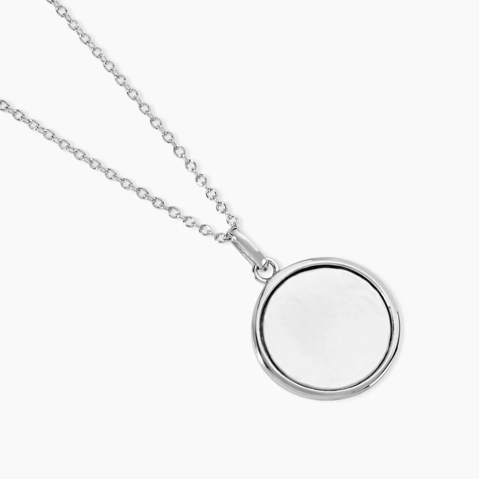 Collier Zealie Argent Blanc Nacre