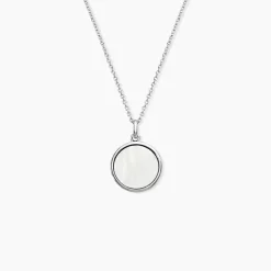 Collier Zealie Argent Blanc Nacre