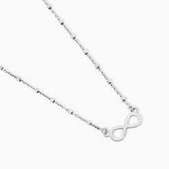 Collier Zelee Argent Blanc
